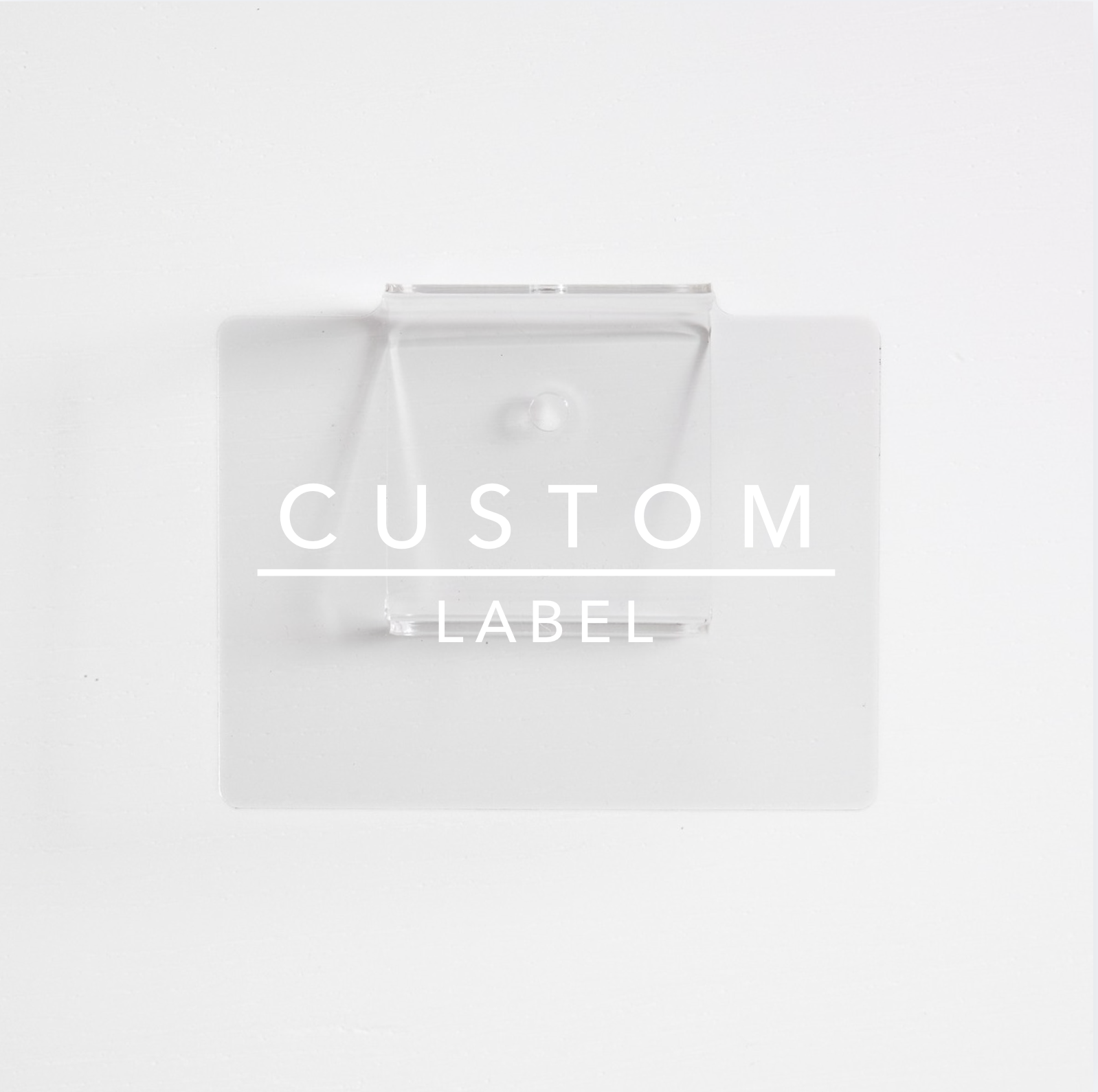 Clear Acrylic Bin Clips*