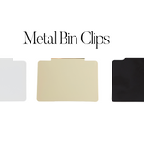 Metal Bin Clips