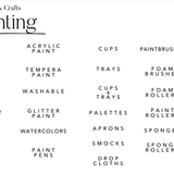 Arts & Crafts Labels