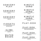 Arts & Crafts Labels