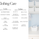 Sorting & Clothing Care | LAUNDRY LABELS