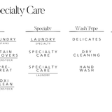 Stains & Specialty Care | Medium | LAUNDRY LABELS