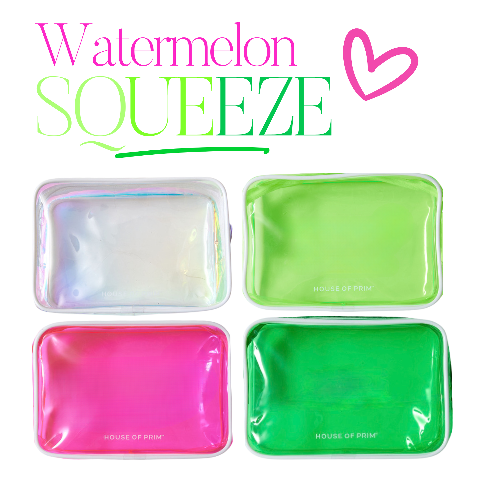 Watermelon Squeeze / Petite Pouches / Watermelon Squeeze / Perfect Pouches