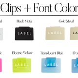 Laundry Labels & Bin Clips