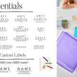 Arts & Crafts Essentials |  ARTS & CRAFTS LABELS